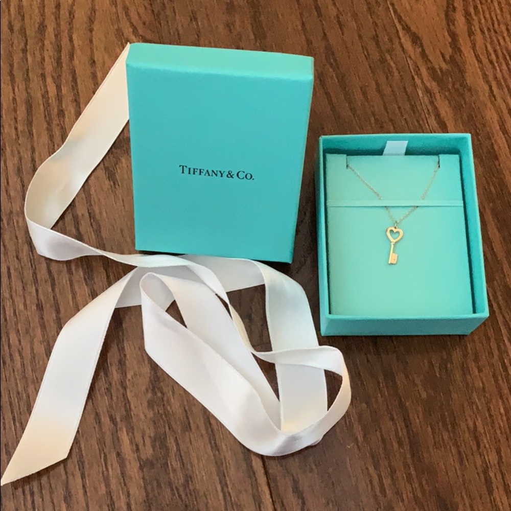 Tiffany’s Heart Key Pendant